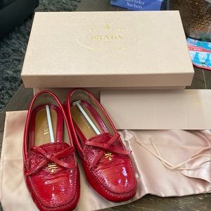 prada leather shoes